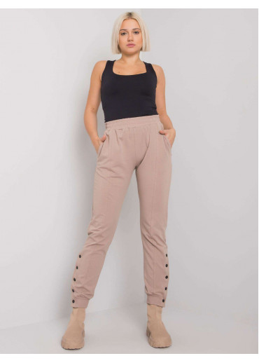 Béžovo hnedé tepláky