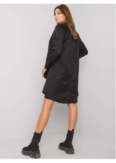 Čierna predĺžená košeľa