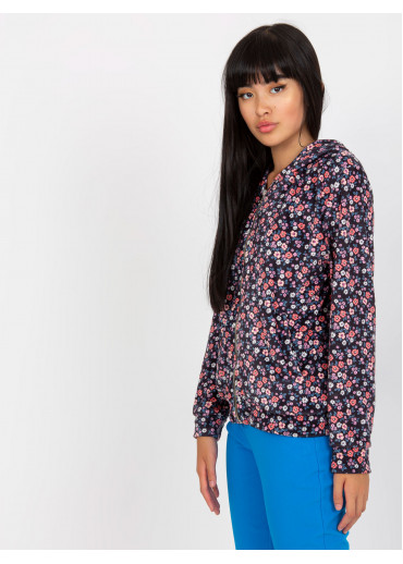 Viacfarebná mikina s kapucňou