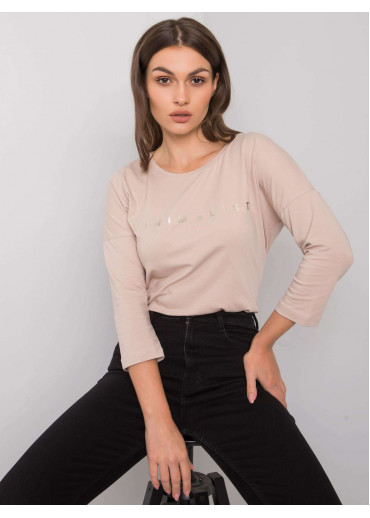 Béžovo hnedé tričko