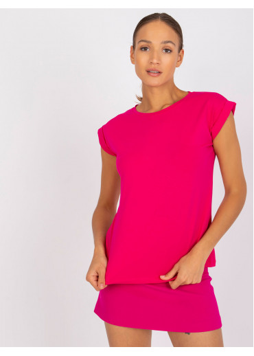 Fuchsiovo ružové tričko