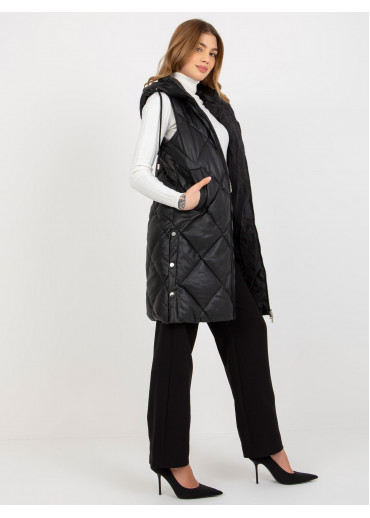 Čierna prešívaná vesta