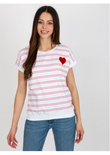 Červené tričko srdce