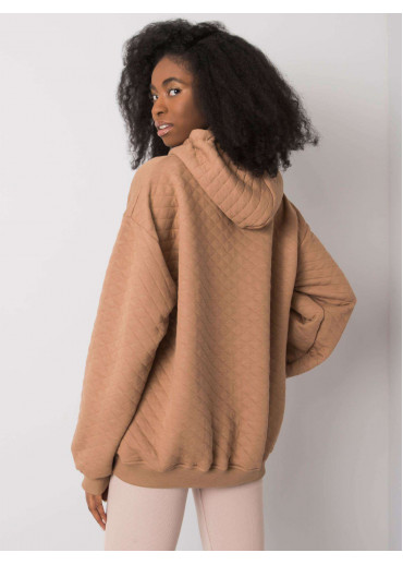 Hnedá mikina s kapucňou