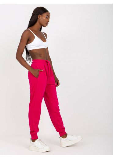 Fuchsiovo ružové tepláky