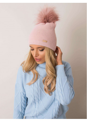 Púdrovo ružová čiapka