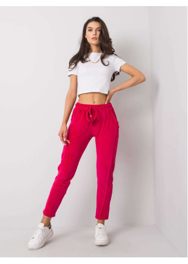 Fuchsiovo ružové tepláky