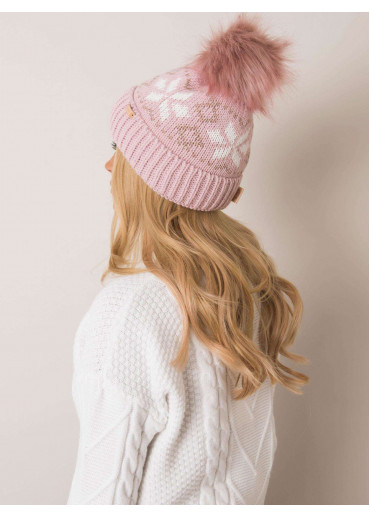 Púdrovo ružová čiapka