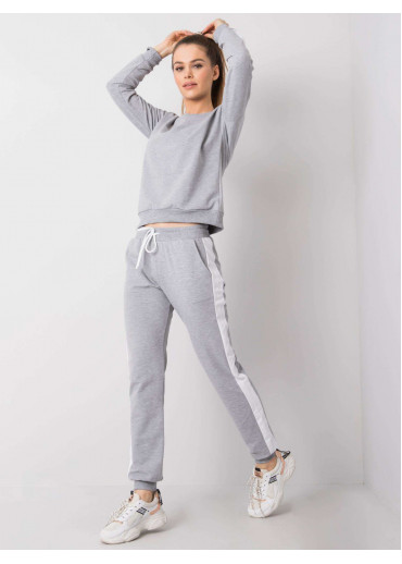 Sivá tepláková súprava