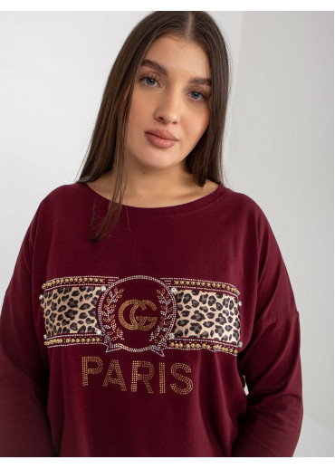 Fialové tričko Paris