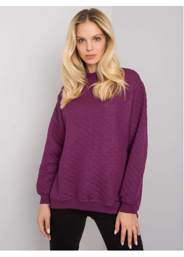 Fialová dámska mikina