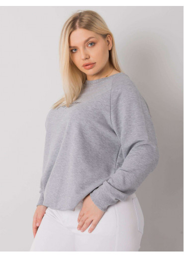Sivá one size basic mikina