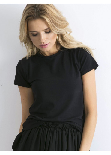 Čierne basic tričko