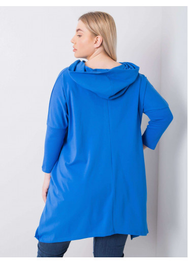 Modrá tunika s kapucňou