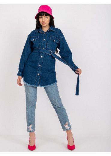 Modrá džínsová košeľa