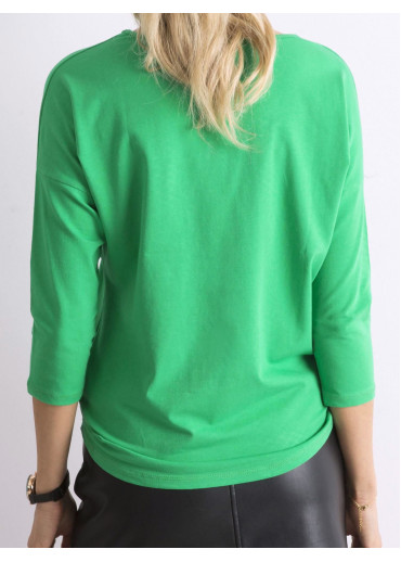 Zelené bavlnené tričko