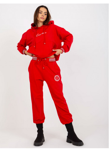 Červená tepláková súprava