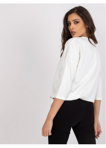 Smotanovo biele tričko s potlačou