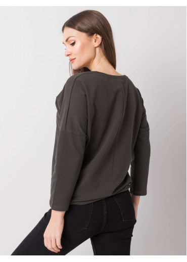 Khaki zelené tričko s potlačou