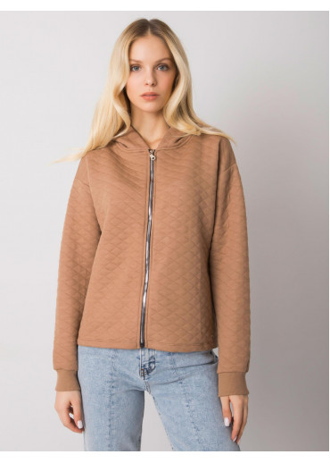 Hnedá mikina s kapucňou