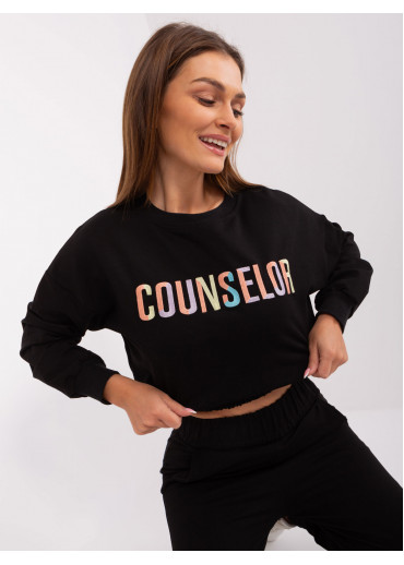 Čierna tepláková súprava