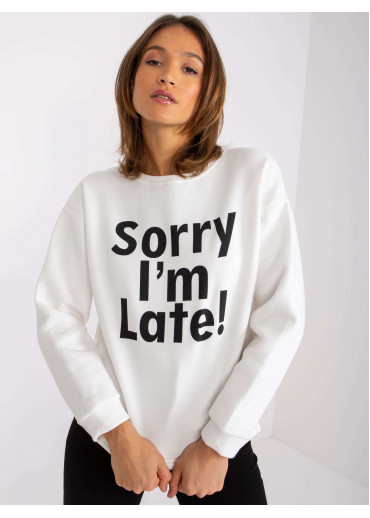 Smotanovo biela mikina