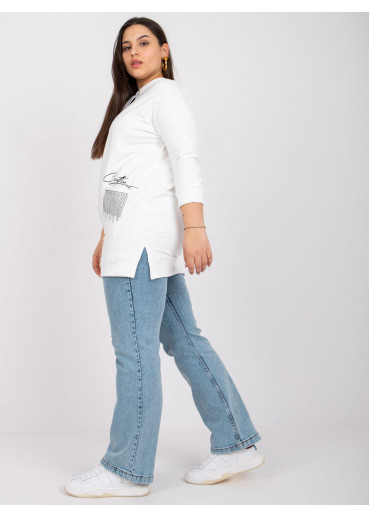 Smotanovo biela mikina