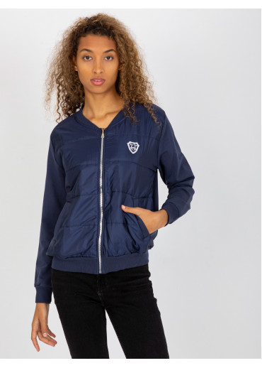 Modrá mikina na zips