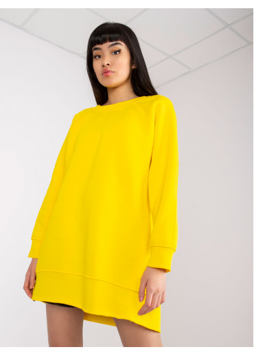 Žltá oversize mikina