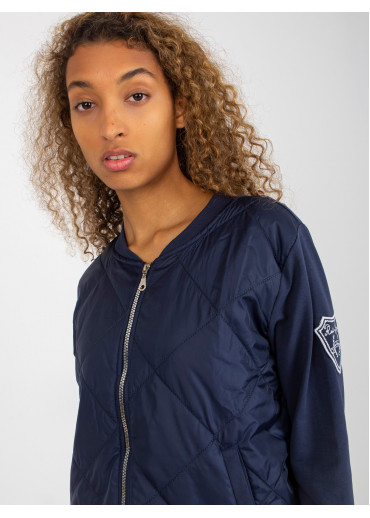 Modrá mikina na zips