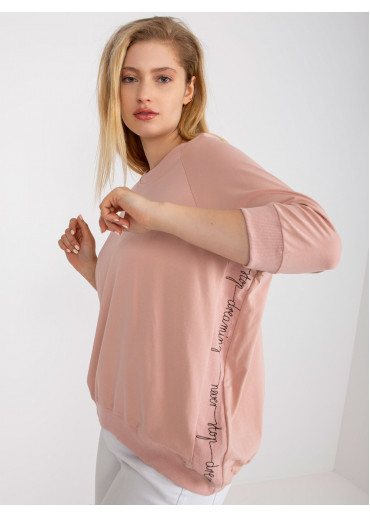 Púdrovo ružová tunika
