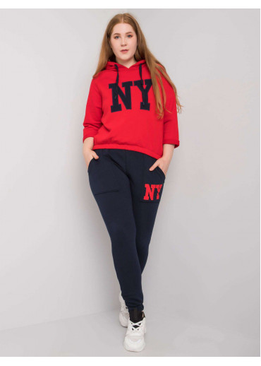 Červená tepláková súprava