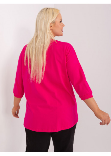 Fuchsiovo ružové tričko Worship