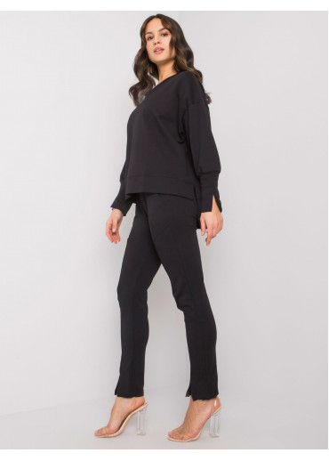 Čierna tepláková súprava