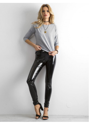 Sivé tričko s 3/4 rukávom