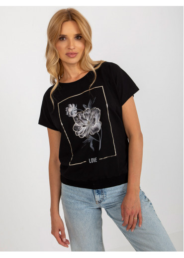 Čierne tričko Love