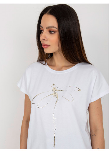 Biele tričko vážka