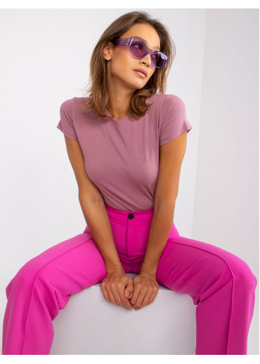 Ružové basic tričko