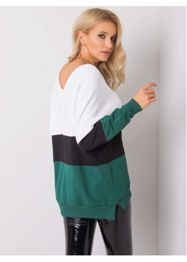 Neónová zelená mikina