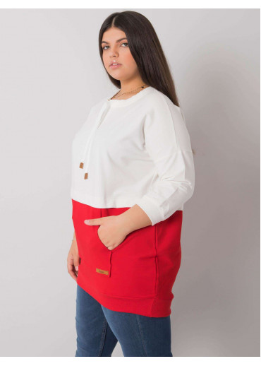 Červená bavlnená tunika