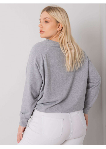 Sivá one size basic mikina