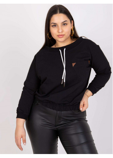 Čierne bavlnené tričko