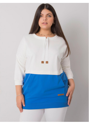 Svetlomodrá bavlnená tunika