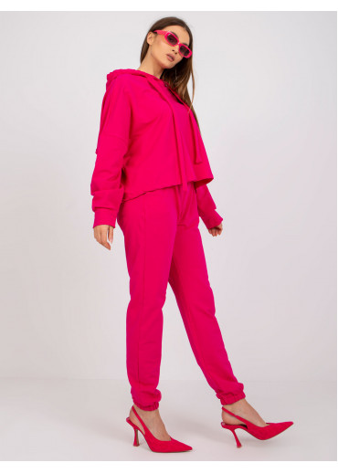 Fuchsiovo ružová tepláková súprava