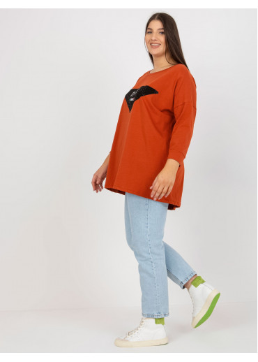 Karamelovo hnedé tričko Italy