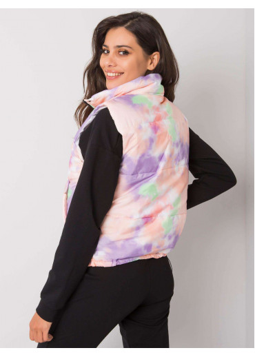 Oranžová batikovaná vesta