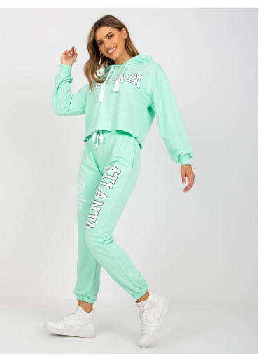 Svetlozelená tepláková súprava