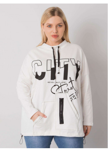 Smotanovo biela mikina