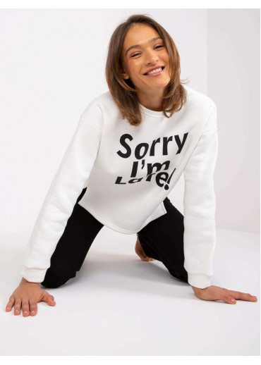 Smotanovo biela mikina