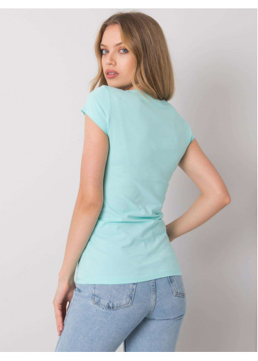 Svetlomodré bavlnené tričko